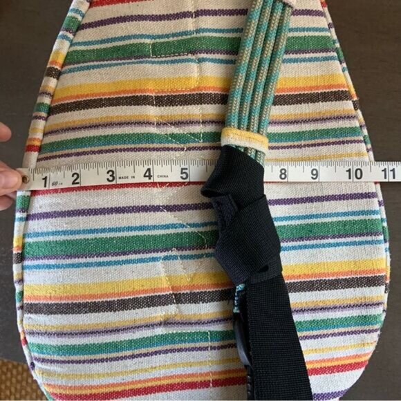 KAVU Interwoven Prism Stripe Rope Sling Bag - Picture 16 of 16